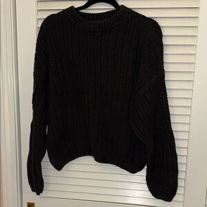 Universal Thread Washed Navy Knit Sweater - XL